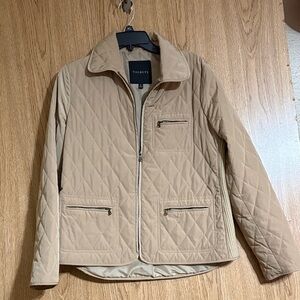 Talbots Beige Quilted Jacket